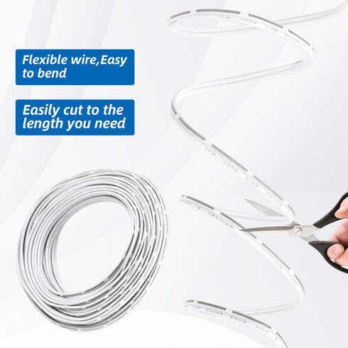 PineHaven 50 Wire,20 2 FT Garage Door AWG Conductor Garage Sensor Doorbell Wire, Universal Cable Wires for Garage Door