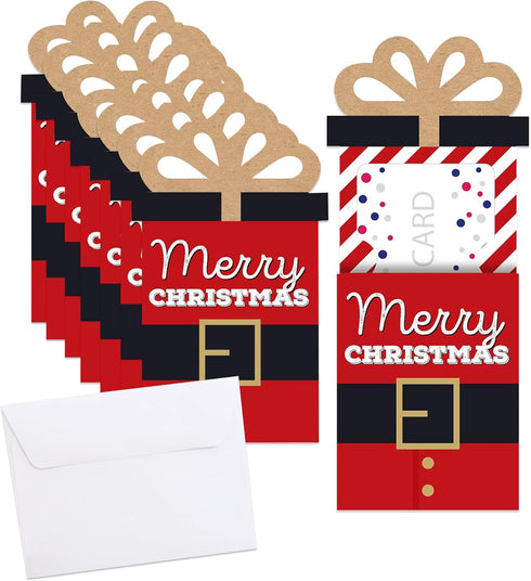 Big Dot of Happiness Jolly Santa Claus, Christmas Money and Gift Card