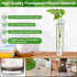 15 Pcs Clear Test Tubes for Plant Propagation - Borosilicate Glass Tubes for Hydroponic Flowers, 30 ml