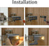 12 Packs -1.890.550. 55 Closet Hinge LED Sensor Light in Smart Touch Induction Cabinet Light for Kitchen Cabinet