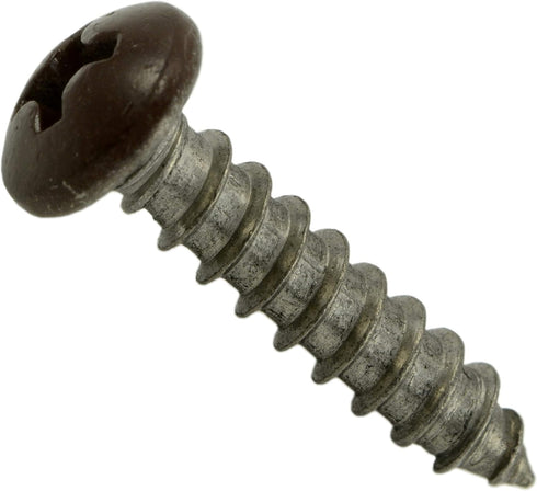 Brown Phillips Pan Sheet Metal Screws 8 x 3/4, Piece-100 014973208721