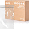 GPI 4" X 6" Clear Plastic Zip Bags, 1000 Count, Heavy-Duty 4 Mil Thick Durable Poly Baggies with Resealable Lock