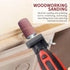 20-Piece Drill Press Sanding Drum Kit, 80/120 Grit Sanding Band Sleeves for Woodworking