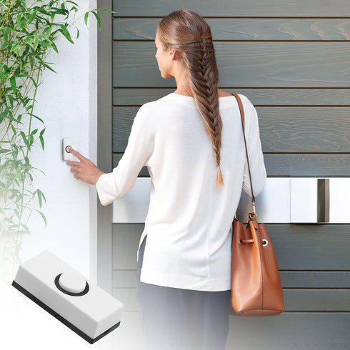 JOKOTI Door Bells Button Hard Wiring Press Button Doorbell Push Button With Screws Wall Mounted Doorbell Switches