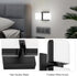 6000K Aipsun Black Wall Sconces Hardwired Modern LED Sconces Wall Lighting Indoor Wall Sconce for Living Room Hallway