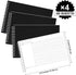 Glenmal 4 Pack Note Taking Notebook, 320 Sheets, 6 x 8.5 Inches, Single Sided Printed Spiral Steno Pads