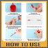 26 Pcs Touch Up Paint Pen Refillable Wall Repair Kit - Fillable Paint Brush Pens for Interior Paint Touch Ups