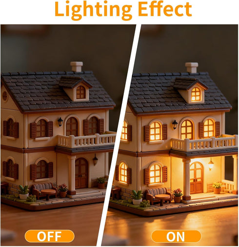 12 Pack Mini Lights, Warm White Mini LED Spotlight, Small LED Lights for Crafts, Small Display Light Battery Powered