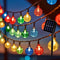 56FT Solar String Lights Outdoor Waterproof, 100LED Crystal Ball Fairy String Lights