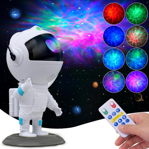 Astronaut Galaxy Projector, Star Projector, Astronaut Light Projector with 8 Colors LED