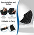 mouvzia 42 Sodurue Inflatable Travel Seat Cushion for Airplane: Pressure Relief Seat Cushion with Adjustable Air Cells