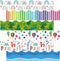Bulletin Board Border Trim Spring Borders Colorful Summer Blue Ocean Hot Air Balloon Rainbow Removable Blackboard