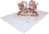 iGifts And Cards Happy 25th Milestone Anniversary 3D Pop Up Greeting Card - Soulmates, Lovebirds, Silver,