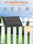 27FT Commercial 12+1 Bulbs 3 Dimmable Brightever Solar Powered Outdoor String Lights with Remote, Grade Waterproof