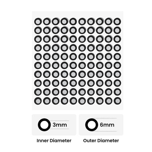 3 mm 3D 3D 3D 500 Revopoint Scanning Marker Dots for Scanners, High Reflectivity Reference Point Tracking Dots, Diffuse