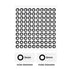 3 mm 3D 3D 3D 500 Revopoint Scanning Marker Dots for Scanners, High Reflectivity Reference Point Tracking Dots, Diffuse