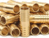 LTWFITTING Brass Barb Splicer Mender, 3/4-Inch ID Hose Fitting for Fuel System, Pack of 5