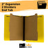 The File King Two Divider Pressboard Classification Yellow File Folder, Letter Size, Box of 10