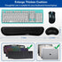 Canjoy Keyboard Wrist Rest Pad - Ergonomic Cushion Support for Computer, Laptop, Anti-Skid Rubber Base
