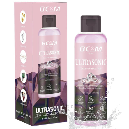 Ultrasonic Jewelry Cleaning Solution, Great for Use in All Ultrasound Machines, Eyeglass