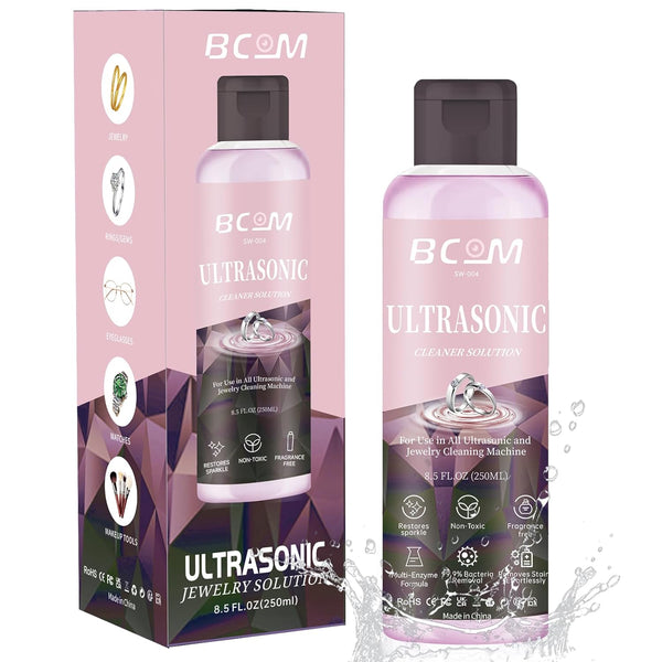 Ultrasonic Jewelry Cleaning Solution, Great for Use in All Ultrasound Machines, Eyeglass