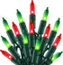 TW SHINE Christmas Mini String Lights, 20FT 100 Count Incandescent Mini Christmas