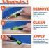 Warner Manufacturing 3-in-1 Caulk Tool for Easy Removal and Application, Scraper, Brush and Applicator,Green by Warner Manufacturing