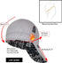 Reversible Welding Cap CAT2, Onesize Flame Resistant Cotton Welder Hat, HRC 2, Grey