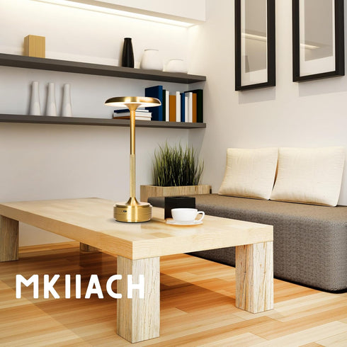 MKIIACH 5200mah Cozy Dimming, 3 Small Table Lamp With Battery - Rechargeable Desk Lamp For Nights, Usb-C Fast Charging