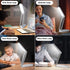 LED Desk Lamp for Office Home, Battery Operated, Foldable & Portable Light, 3 Brightness Dimmable