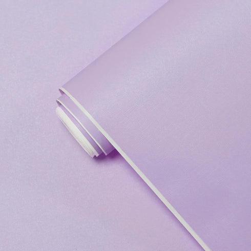 Yasinet Purple Wallpaper Solid Color Peel and Stick Wallpaper Purple Contact Paper