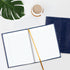 Blueline Executive Journal, Lizard-Like Hard Cover, Ribbon Bookmark, 150 Pages, 10.75" x 8.5", Blue