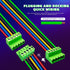 10 Pairs 5 Pin 5.08mm Pitch PCB Mount Screw, 10Pcs Phoenix Type Connector PCB Mount Terminal Block with 10Pcs Plug
