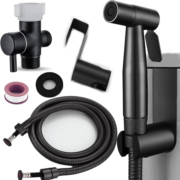 HSEAREA Steel Bidet Sprayer for Toilet Handheld for Cloth Diapers, Bathroom Jet Kit