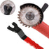 Adjustable Pin Wrench for Angle Grinder Machine, Grinder Spanner Wrench (Red)