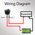 TWTADE 10Pcs Round Rocker Switch ON Off Switch, 12V Toggle Switches for Boat, Car, KCD1-X-Y