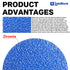 Linkiblock 50Pcs 3 inch Set 80 R-Type Quick Change Zirconia Surface Conditioning Sanding Discs Grit with Adapter