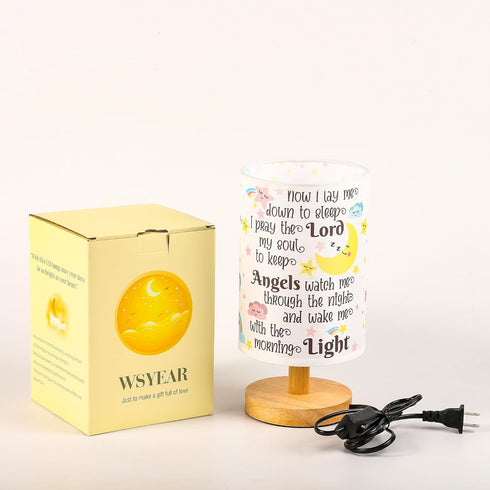 Heartfelt Baptism Night Light for Boys and Girls - Christening Gift with Prayer