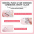 Could Spark 7Pack Mini Office Supply Kit Mini School Supplies Kit with Cute Case Scissors Hole Punch Highlighter