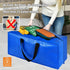 Extra Large Moving Bags, 2 Pack Storage Totes with Backpack Handles, Zipper Compatible with IKEA Frakta Cart for Packing