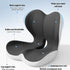 Set Premium Ergonomic Seat Cushion with Back Support, Non-Slip Base for Office Chair, Memory Foam Lumbar Pillow, Back
