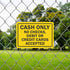 SmartSign "Cash Only - No Debit or Credit Cards Accepted" Sign | 7" x 10" Aluminum