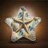 ALAZA Starfish Seashell Funny Star Shaped LED Night Light Dusk to Dawn Sensor Plug in Night Home Decor Desk Lamp