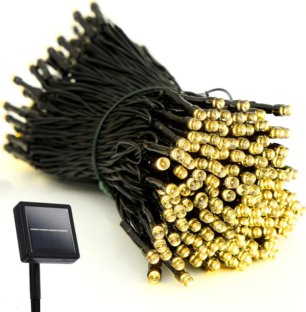 200 LED Solar String Lights for Outside, 82FT Waterproof Solar Powered String Lights with 8 Lighting Modes for Garden