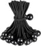 Tarp Bungee Balls Ties 8 Inch, 50 PCS Heavy Duty High Elastic Bungee Cord for Tarp, Camping Tent, Shelter, Cargo,