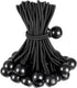 Tarp Bungee Balls Ties 8 Inch, 50 PCS Heavy Duty High Elastic Bungee Cord for Tarp, Camping Tent, Shelter, Cargo,