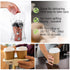 1000 1 Kisston Pcs Drink Carrier for Delivery, Plastic Carrier Bags Thank You Clear Handle Drink Poly Bags Bulk