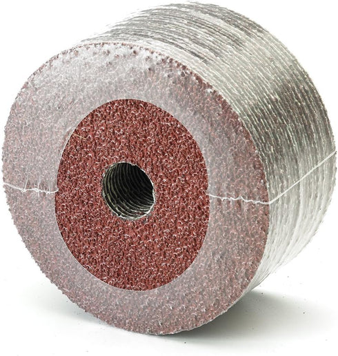 Mercer Industries 301024 Aluminum Oxide Resin Fiber Discs, 4-1/2" x 7/8", 24 Grit (25 pack)