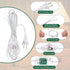 PATIKIL 6 3 Set Feet Lamp Cord with Plug, UL List Lamp Power Cord with Full Range Rotary Lamp Switch Stripped Ends