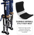 Kandishiex 4PCS Drywall Stilt Replacement Parts, Aluminum Alloy Stilt Accessories, Curved Leg Plates for Home